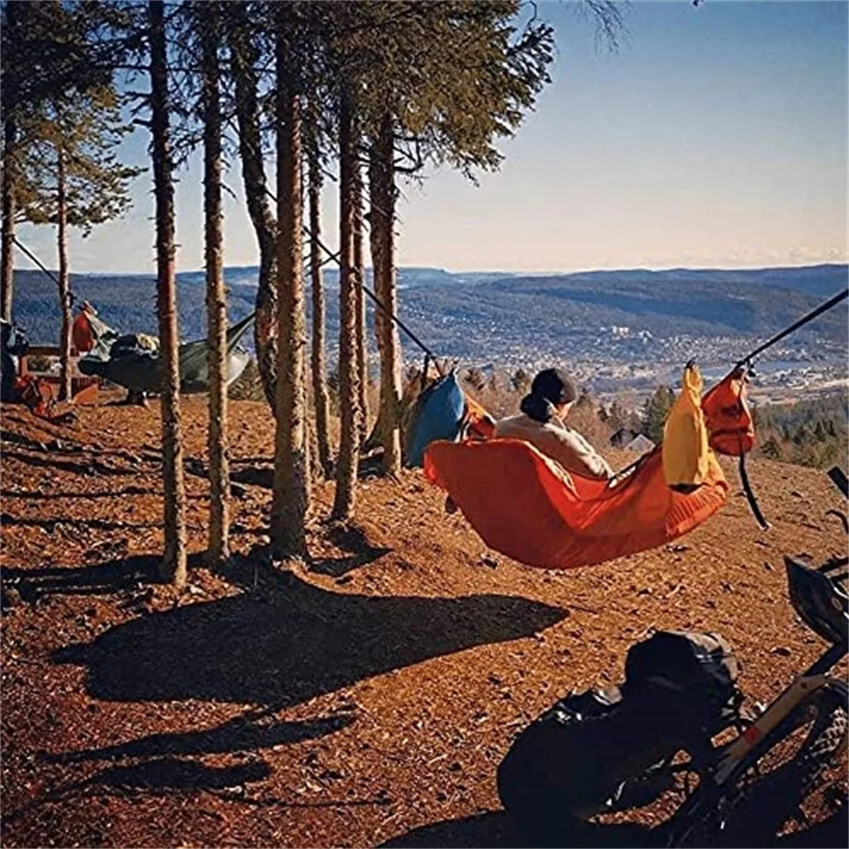 Hamaca plana universal para adultos y niños, ideal para camping y viajes al aire libre