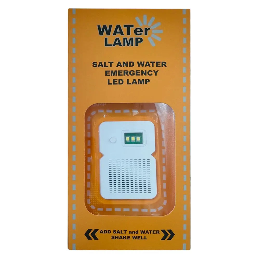 Lámpara LED de Emergencia con Agua Salada para Camping — Portátil, Resistente al Agua, Ahorro de Energía, Ideal para Pesca Nocturna y Viajes al Aire Libre