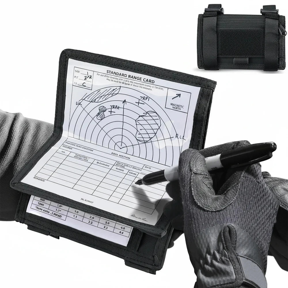 Funda Táctica para Mapas de Muñeca – Porta Mapas y Tarjetas para Rescate y Medición en Campo