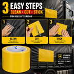 Cinta Reparadora Impermeable para Lonas de Camión, Alta Adherencia, para PVC/PE/Cubiertas de Lona, Carpas y Bolsas Outdoor