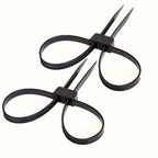 Bridas de Nylon Antideslizantes de Doble Orificio (4 piezas) – Para Hogar, Almacén y Logística