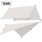 Lona de Camping Impermeable Refugio Solar Ultraligero para Exterior