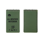 Bloc de notas táctico impermeable de bolsillo con páginas rayadas - Mini libreta para exteriores, hogar y oficina
