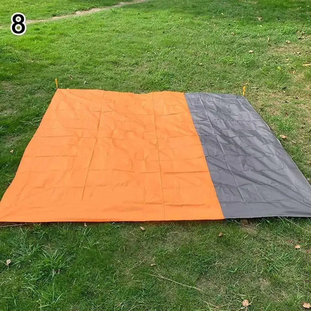 Lona Impermeable Ultraligera para Suelo de Tienda 200x210cm con Bolsa - Esterilla de Picnic y Playa para Camping y Senderismo