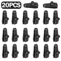Clips de Toldo y Lona para Camping, Juego de 5 o 40 Piezas, Alta Resistencia y Sujeción Firme para Exteriores