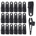 Clips para Lona de Camping 5/10 Unidades - Sujetadores Resistentes para Tienda, Toldos y Carpas