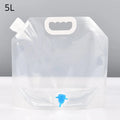 Bolsa de Agua Portátil y Plegable para Camping 5 L/10 L