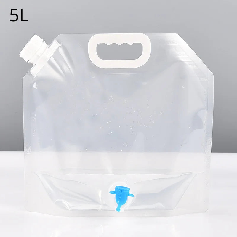 Bolsa de Agua Portátil y Plegable para Camping 5 L/10 L
