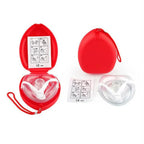 Set de Mascarilla de Rescate CPR para Coche - Kit de Supervivencia y Primeros Auxilios con Válvula Unidireccional
