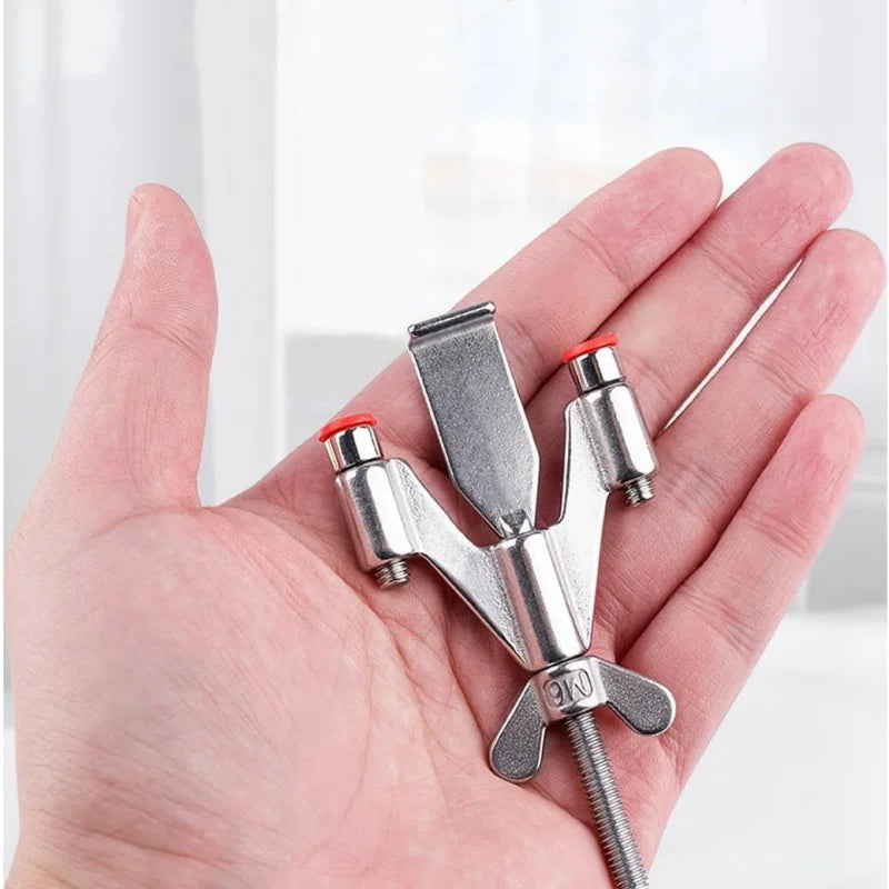 Cerradura Portátil de Acero Inoxidable para Puertas – Seguridad Extra y Privacidad en Casa, Viajes y Dormitorios