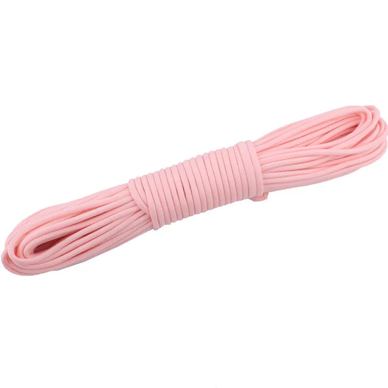 Cuerda Luminosa Paracord 9 Hilos 4mm Nylon 550 para Tienda de Campaña, Supervivencia y Camping