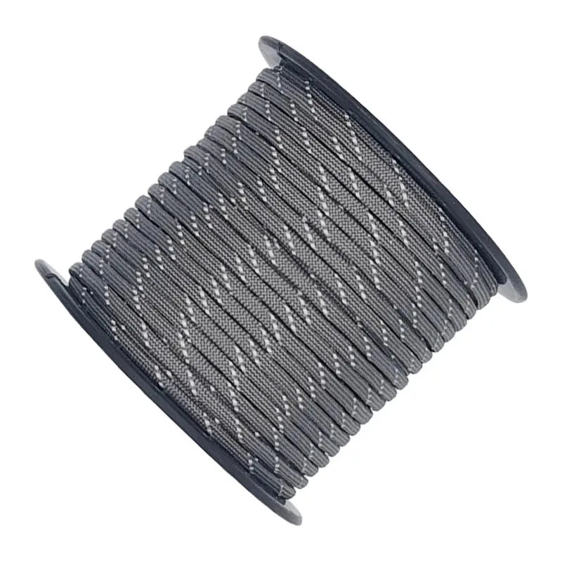 Cuerda Paracord Reflectante 7 Núcleos 4 mm 50/100m para Camping y Supervivencia