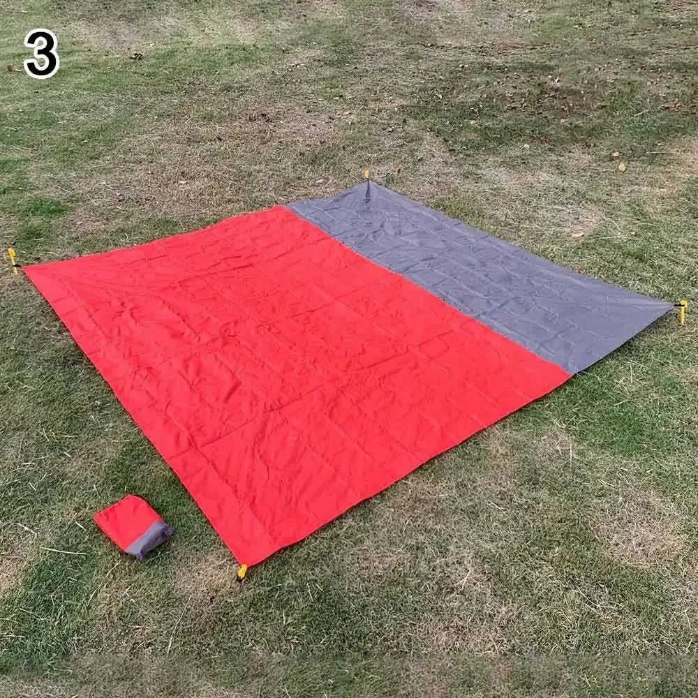 Lona Impermeable Ultraligera para Suelo de Tienda 200x210cm con Bolsa - Esterilla de Picnic y Playa para Camping y Senderismo