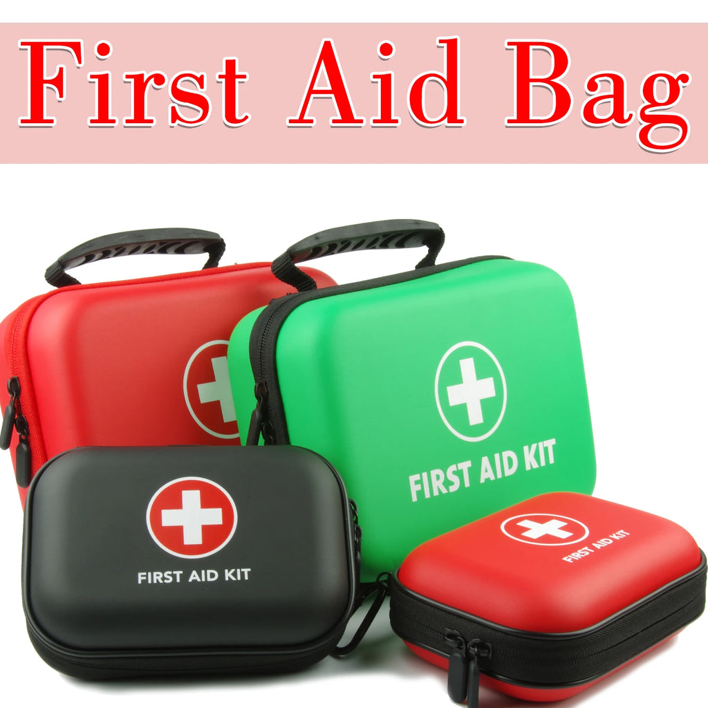Bolsa de Primeros Auxilios Vacía de PU Impermeable para Viajes, Coche, Hogar y Camping