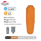 Colchón Inflable Naturehike 2026 para Camping y Outdoor - Ligero y Portátil