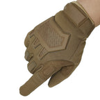 Guantes Tácticos Antideslizantes Unisex para Ciclismo, Motociclismo y Senderismo - Pantalla Táctil, Dedo Completo