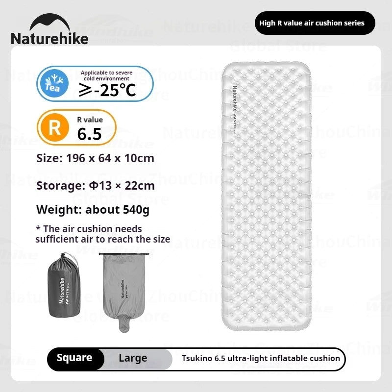 Colchón Inflable Naturehike 2026 para Camping y Outdoor - Ligero y Portátil
