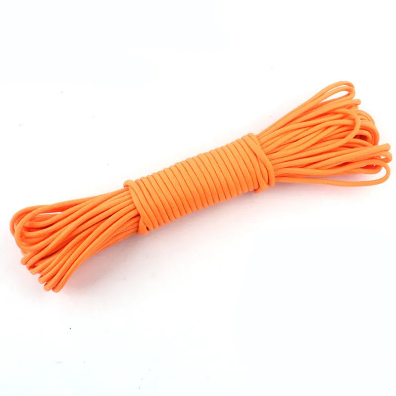 Cuerda Luminosa Paracord 9 Hilos 4mm Nylon 550 para Tienda de Campaña, Supervivencia y Camping