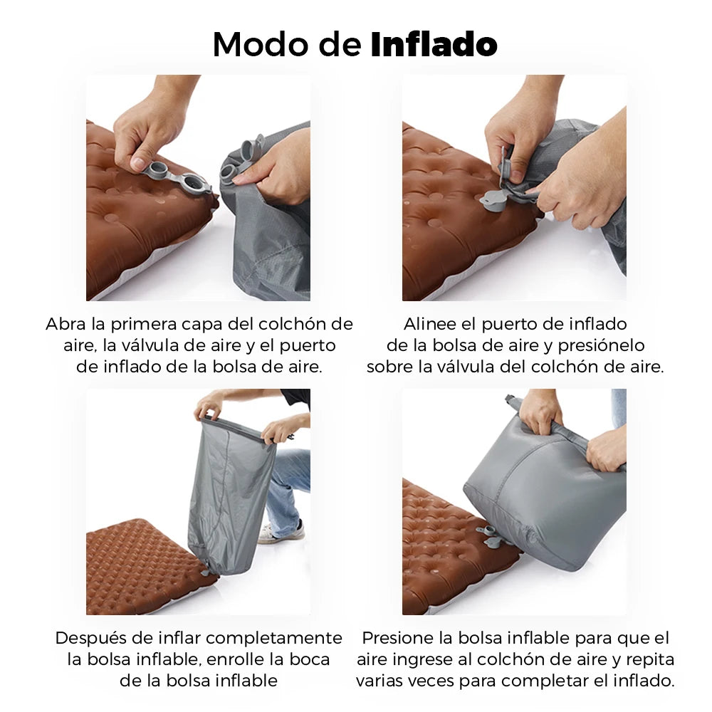 Colchón Inflable Naturehike 2026 para Camping y Outdoor - Ligero y Portátil