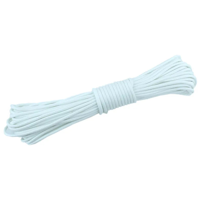 Cuerda Luminosa Paracord 9 Hilos 4mm Nylon 550 para Tienda de Campaña, Supervivencia y Camping
