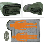 Saco de dormir ultraligero impermeable tipo sobre para camping – 4 estaciones