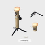 ELECOM Luz LED para Camping al Aire Libre 5000mAh – Linterna Portátil de Montañismo y Emergencia