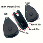 Polea de trinquete para cuerda de 3-4mm, tensor para camping y tiendas de campaña al aire libre