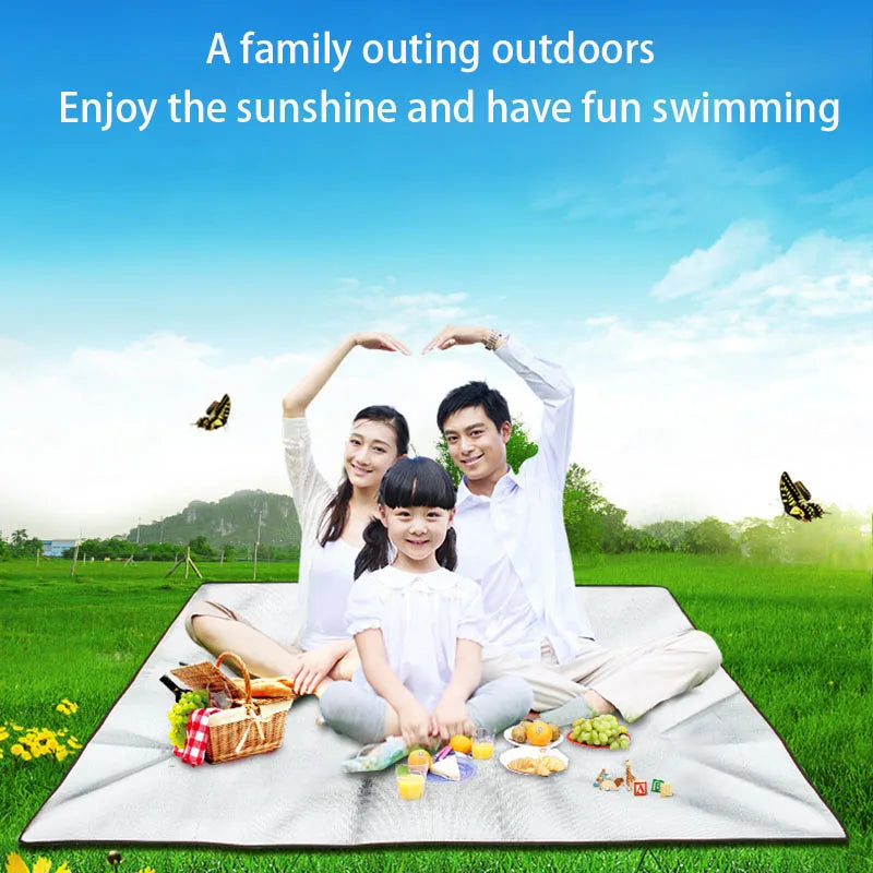 Base Impermeable de Aluminio para Camping - Refleja Calor y Protege Tu Tienda