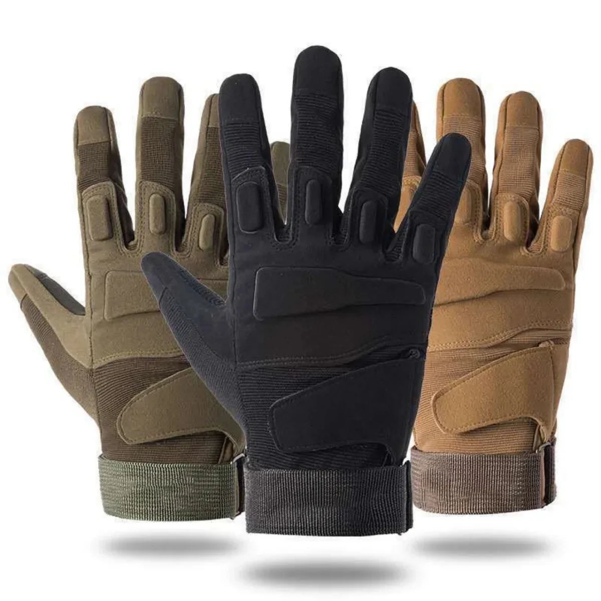 Guantes Tácticos de Dedo Completo para Caza, Ciclismo, Escalada y Paintball Z906