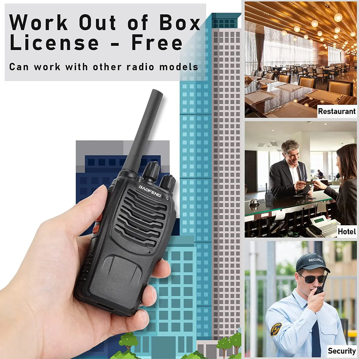 Walkie Talkie Baofeng PMR 446MHz BF-88E