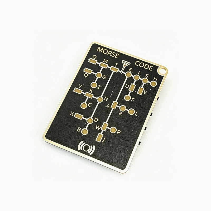 Tarjeta Entrenadora Morse Pro Edición LED – Herramienta Electrónica Portátil para Práctica de Telegrafía
