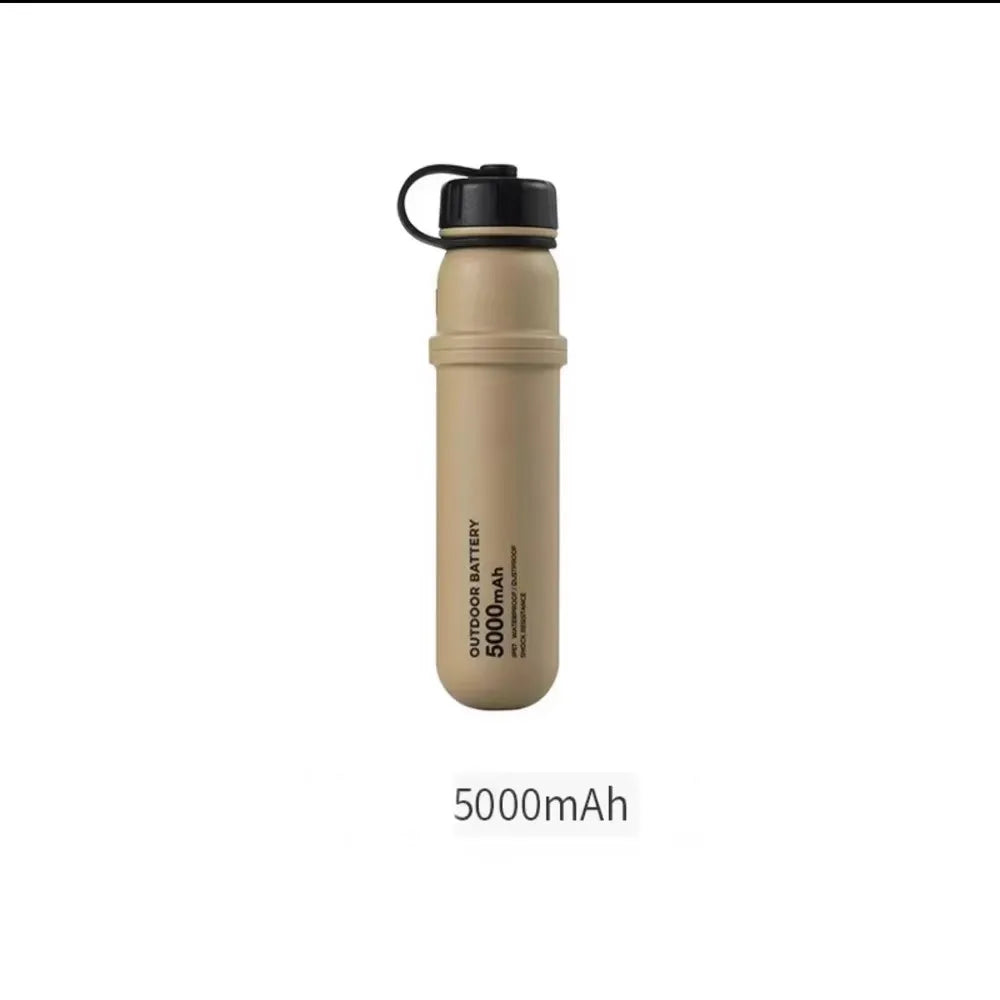 ELECOM Luz LED para Camping al Aire Libre 5000mAh – Linterna Portátil de Montañismo y Emergencia