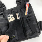 Bolsa de Pecho para Hombre de Tela Oxford, Ajustable y Ligera para Actividades al Aire Libre