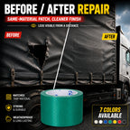 Cinta Reparadora Impermeable para Lonas de Camión, Alta Adherencia, para PVC/PE/Cubiertas de Lona, Carpas y Bolsas Outdoor