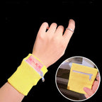Muñequera Deportiva con Bolsillo y Cremallera para Correr, Almacenamiento de Llaves y Tarjetas, Ideal para Baloncesto y Running
