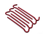Clavo para Tienda de Campaña de Aluminio 18cm con Gancho – Estaca para Camping, Hamaca y Senderismo