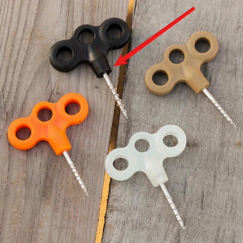 10 piezas de anclajes de suelo de acero inoxidable para tienda y exteriores