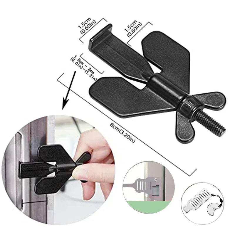 Cerradura de Puerta Portátil - Seguridad para Viajes y Hogar