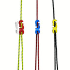 4 Cuerdas Reflectantes para Tienda, Cuerdas Refuerzo a Prueba de Viento con Hebillas para Camping