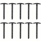 Pack de 10 Estacas de Plástico en Espiral para Tienda, Anclajes de Suelo Perfectos para Camping y Senderismo
