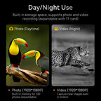 Binoculares de Visión Nocturna 1080P 10x Zoom Digital Pantalla Grande 2,8'' 800m Infrarrojos para Acampada