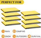 Manta de Supervivencia de Emergencia Exterior 5-30 Unid Oro-Plata Impermeable 130x210cm