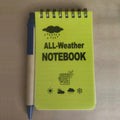Bloc de notas táctico impermeable de bolsillo con páginas rayadas - Mini libreta para exteriores, hogar y oficina