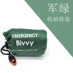 Saco de Dormir de Emergencia Manta Térmica Bivy Ligero Impermeable Portátil para Acampar y Senderismo