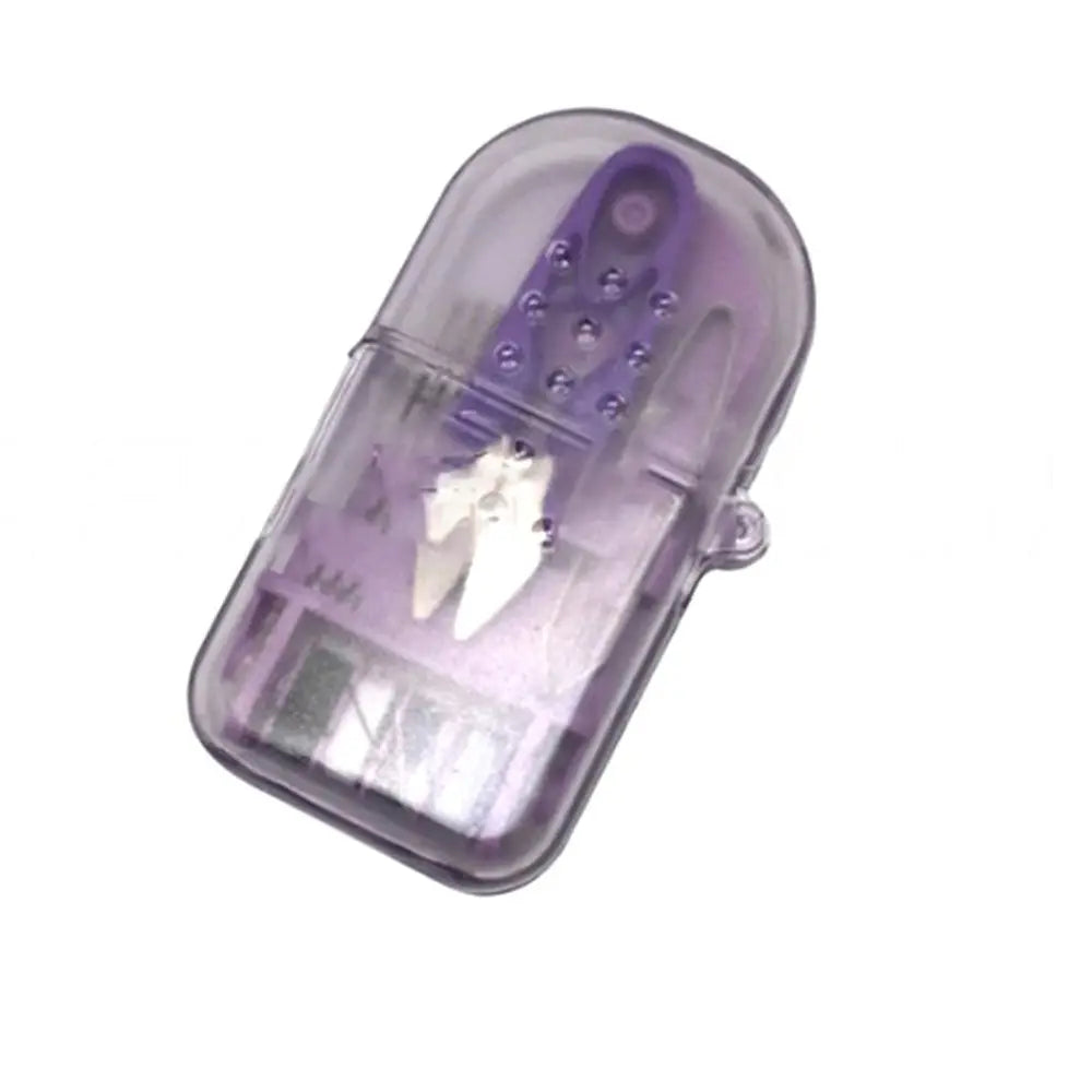 Kit de Costura Portátil con Caja de Almacenamiento y Dedal para Viajes y Bordado