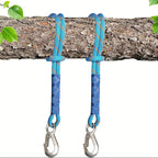 Eslinga de Nylon Resistente con Gancho Metálico - Antidesgaste para Hamacas, Columpios y Sillas de Exterior