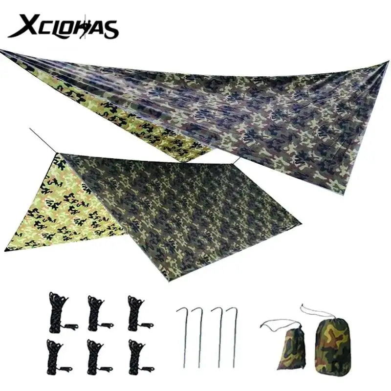 Toldo Camuflaje Impermeable Multi Talla para Camping y Jardín