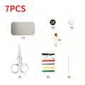 Kit de Costura Mini Portátil 7 Piezas con Tijeras y Herramientas Multifunción