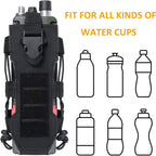 Bolsa Táctica Molle para Botella de Agua – Funda Porta Botellas para Camping y Caza