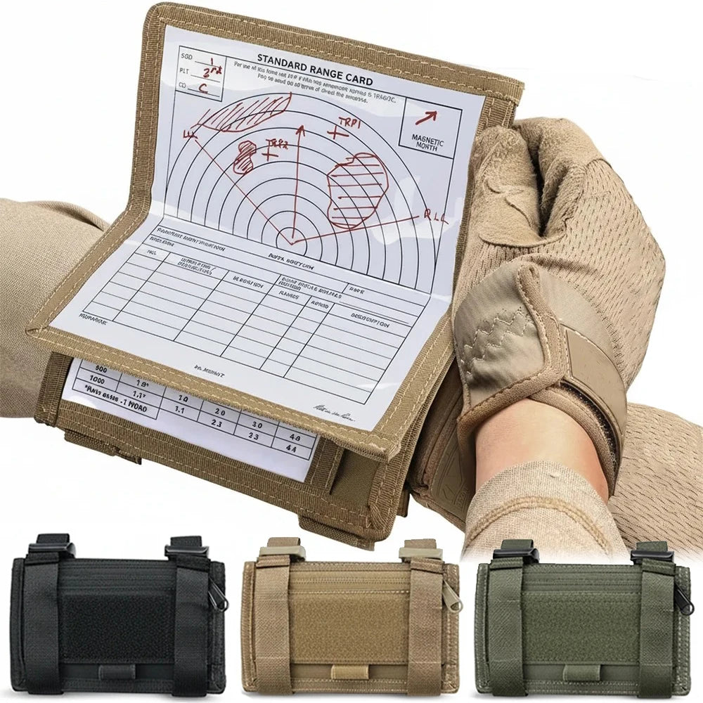 Funda Táctica para Mapas de Muñeca – Porta Mapas y Tarjetas para Rescate y Medición en Campo